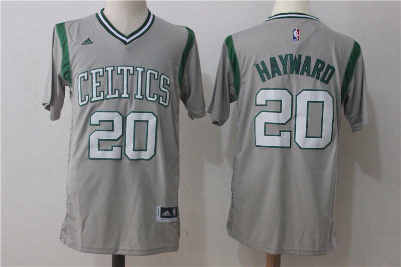 Boston Celtics #20 Gordon Hayward Gray Pride Swingman Jersey,We sell and wholesale Boston Celtics #20 Gordon Hayward Gray Pride Swingman Jersey on line form chian!